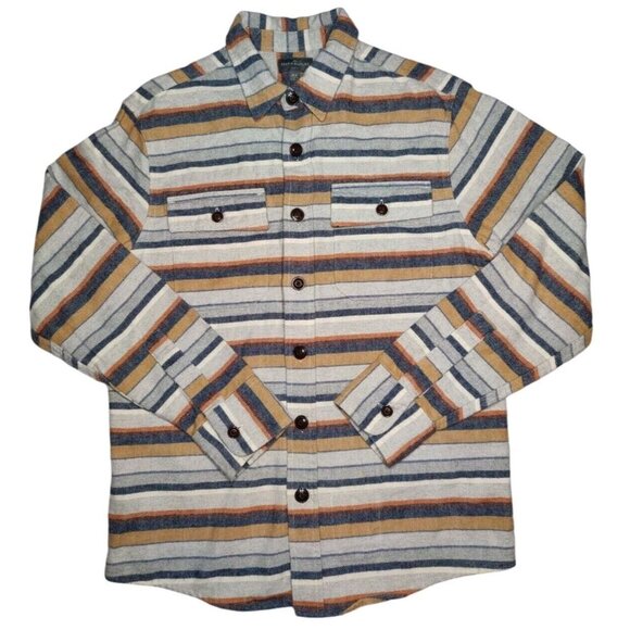 LL Bean Signature Bean's Chamois Cloth Shirt Archive 1933 Mens Medium Slim Fit - Picture 10 of 16